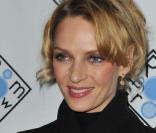 Uma Thurman au gala The room to grow, NY le 2/12/08