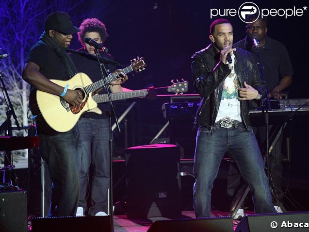 Craig David en concert au Jingle Bell Ball à Londres le 10 décembre 2008