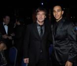 Lewis Hamilton et Sebastien Loeb