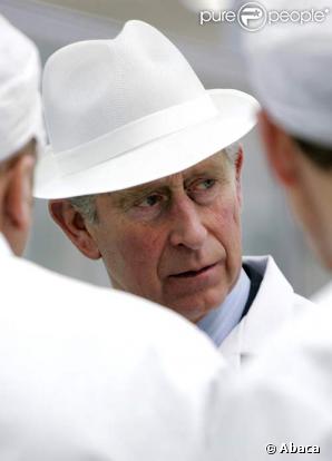 Le Prince Charles visite une usine de produits homéopathiques, le 16/12/08