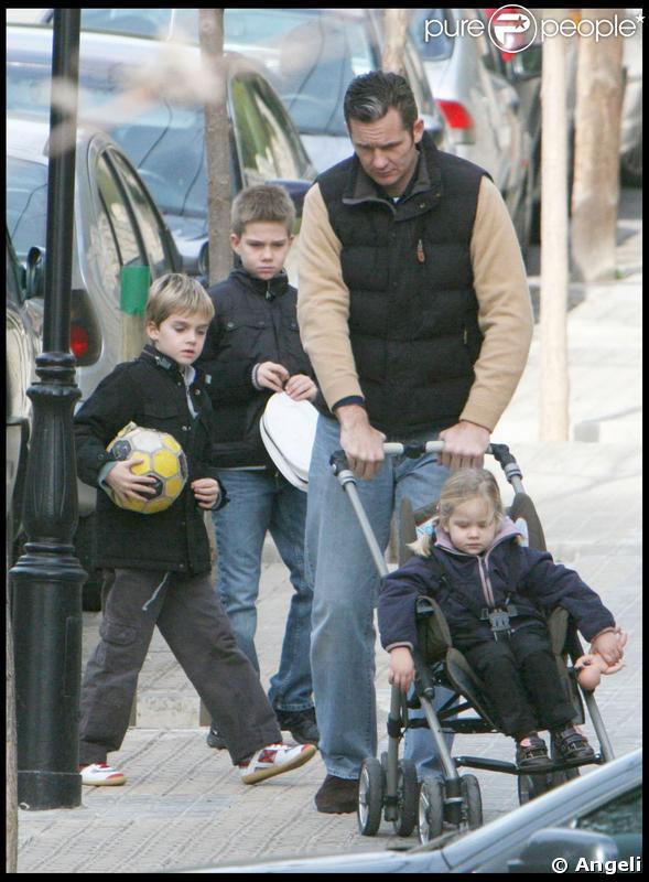 Iñaki Urdangarin est un papa bien occupé...