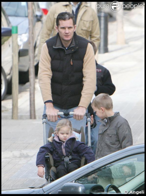 Iñaki Urdangarin et ses enfants