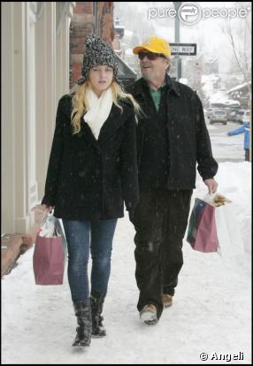 Jack Nicholson et sa fille Lorraine, un tête à tête shopping !