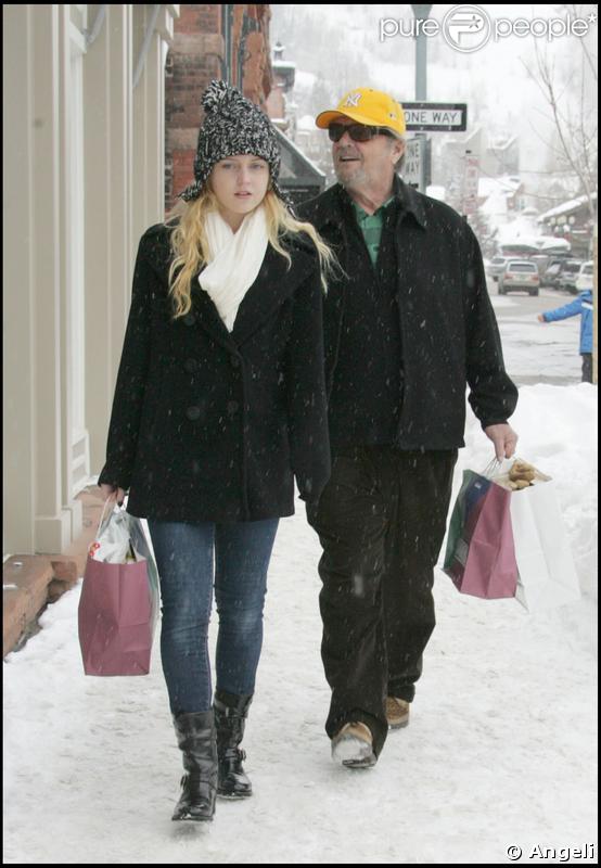Jack Nicholson et sa fille Lorraine, un tête à tête shopping !