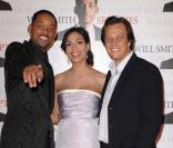 Will Smith, Rosario Dawson et Gabriele Muccino lors de la première de Sept Vies à Paris