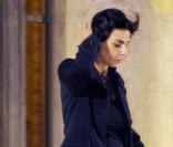 Rachida Dati, sur le perron de l'Elysée, le 13/01/09.