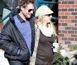 Anne Heche, enceinte et son compagnon James Tupper, au Festival de Sundance