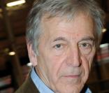 Constantin Costa Gavras au salon du cinéma, le 17/01/09. C'est à lui qu'on doit L'aveu, Z, La main droite du diable, Le couperet... 