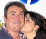 Fabien Onteniente et Christine Citti au 3e salon du Cinéma, le 17/01/09. Le réalisateur s'apprête à tourner le deuxième volet de Camping. 