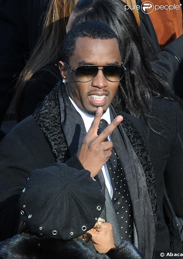 P. Diddy a affronté le froid pour l'investiture de Barack Obama