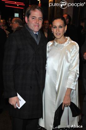 Sarah Jessica Parker et son mari Matthew Broderick se rendent à Broadway. 22/01/09