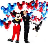 Mickey et Nikos Aliagas font la promotion du casting Mickey Star.