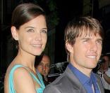 Total bleu pour Katie Holmes à la Première de 