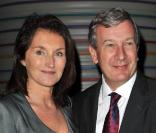 Cécilia Attias et son mari Richard Attias. 