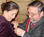 Ingrid Betancourt reçoit le prix Saint-Valentin 2009 à Terni