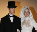 La mariée a fait sensation hier au défilé Franck Sorbier hier à Paris