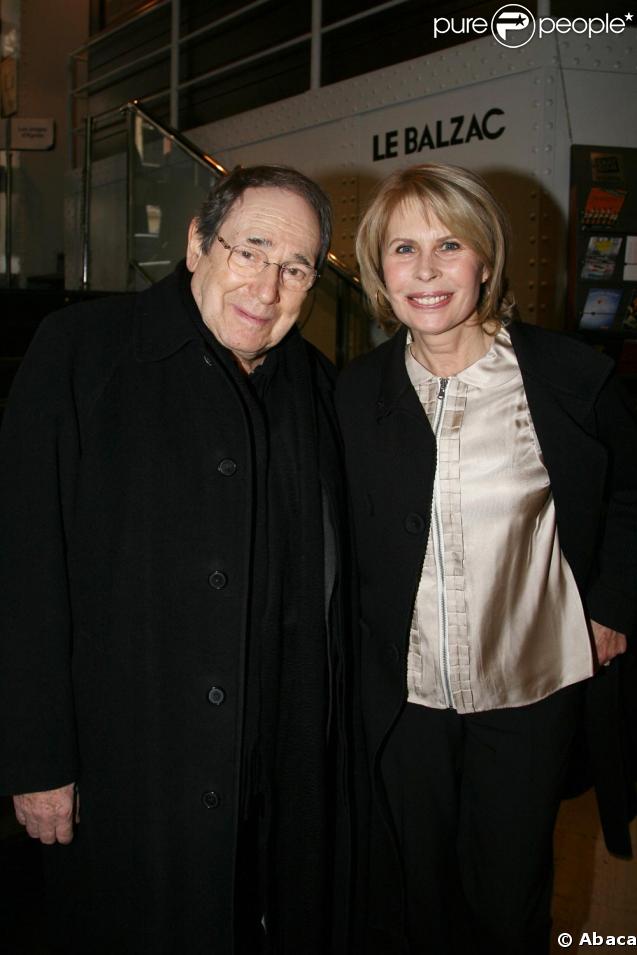 Robert Hossein et Candice Patou au défilé Franck Sorbier hier à Paris