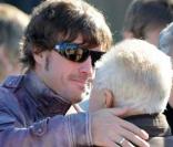 Fernando Alonso aux obsèques de son père spirituel