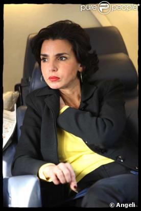 Rachida Dati rentre de Strasbourg. 30/01/09 