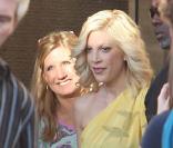 Tori Spelling en plein tournage de West Beverly High