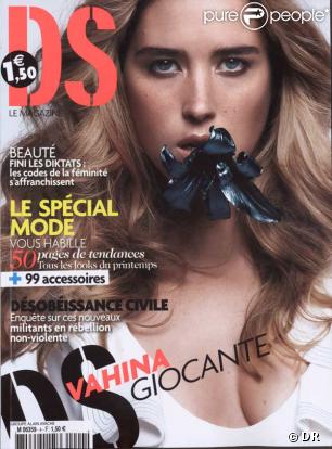 Vahina Giocante en couverture de DS