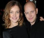 Natalia Vodianova et Justin Portman lors du défilé Etam lingerie hier soir au Ritz