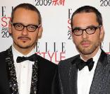 Les célèbres créateurs Victor and Rolf ! A moins que ce ne soit Rolf et Victor... 
