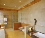 Une des salles de bains du manoir 