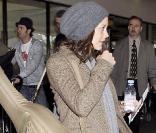 Marion Cotillard vient d'arriver à Los Angeles...