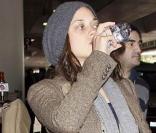 Marion Cotillard vient d'arriver à Los Angeles...