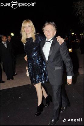 Emmanuelle Seigner et Roman Polanski en 2008, toujours aussi complices après près de 20 ans de mariage. Ils sont les heureux parents de Morgane et d'Elvis, né en 2000
