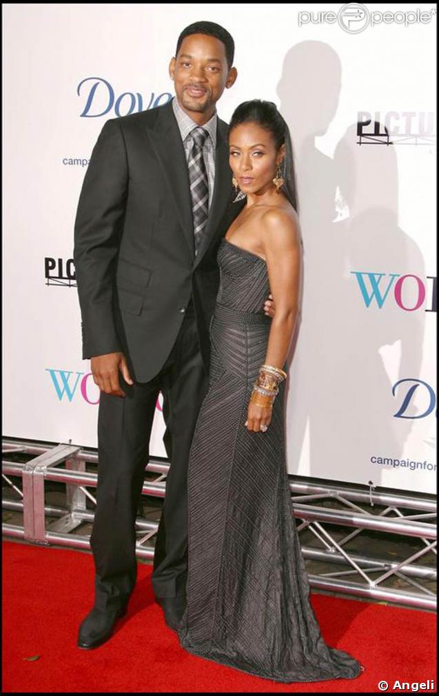 Will Smith et Jada Pinkett Smith en 2008