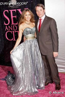 Matthew Broderick et Sarah Jessica Parker en 2008