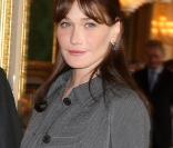 Carla Bruni, lors de la visite d'Etat en Grande-Bretagne, en 2008
