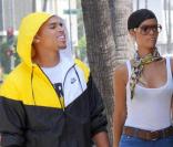 Rihanna et Chris Brown en août 2008 