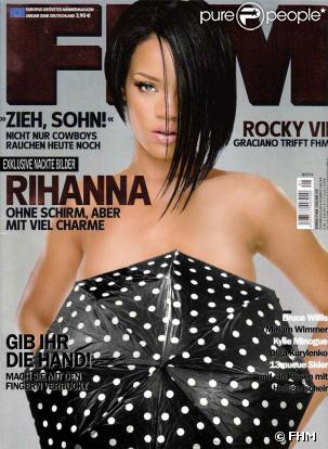 Rihanna pose pour FHM Allemagne