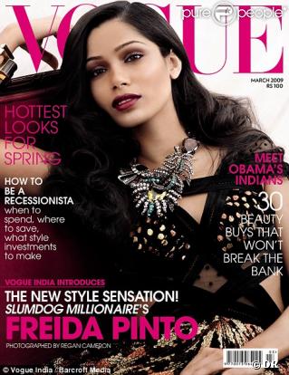Freida Pinto pour Vogue
