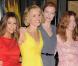 Eva Longoria, Felicity Huffman, Marcia Cross et Dana Delany lors de l'avant-première de "Phoebe in Wonderland", hier soir, au WGA de Beverly Hills