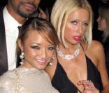 Tila Tequila et Paris Hilton, le 22 février, lors de la soirée post-Oscars à West Hollywood !