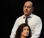 Didier Benureau et  Marie Bunel au théâtre des Bouffes du Nord à Paris  