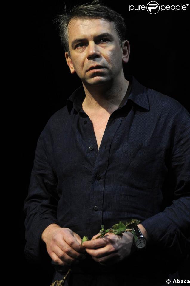 Philippe Torreton joue  au théâtre des Bouffes du Nord à Paris  