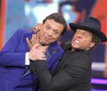 Gary Dourdan, invité de l'émission italienne diffusée sur Italia 1 Chiambretti Night le 4 mars 2009