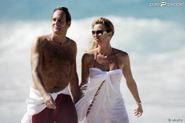Nicolette Sheridan en vacances à St Barth 
