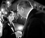 Rachida Dati et Jacques Chirac. 05/03/09