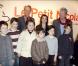 Bertrand Delanoë, Sempé, Anne Goscinny (la fille de son père René), Maxime Godart et ses copains étaient hier à l'exposition consacrée au Petit Nicolas, à la Mairie de paris, à l'occasion du 50ème anniversaire du petit personnage
