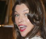 Milla Jovovich à la soirée Cavalli pour l'ouverture de la nouvelle boutique à Paris samedi soir
