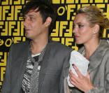 Kate Moss et Jamie Hince à la soirée Fendi mercredi soir au VIP