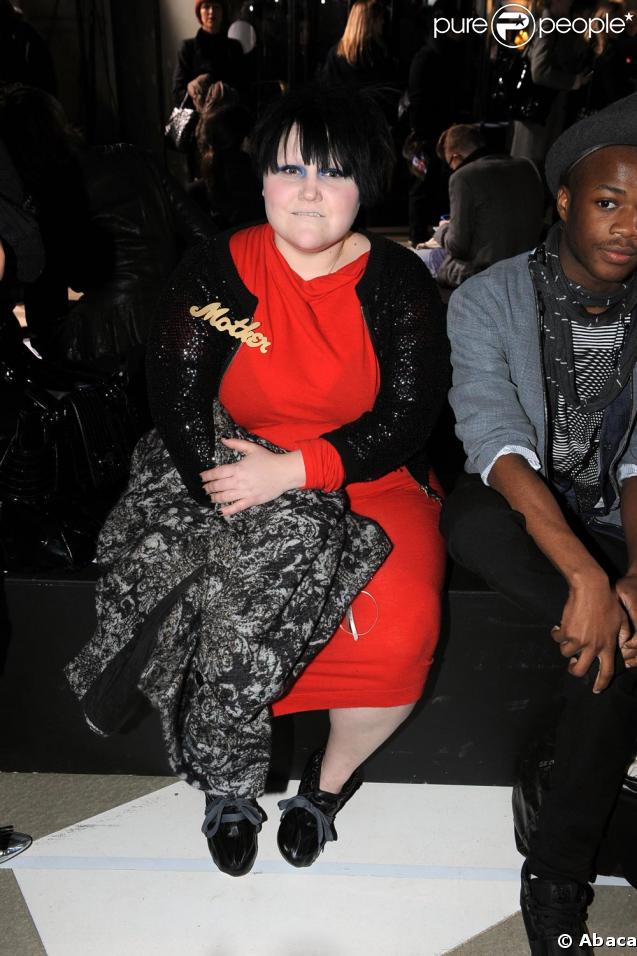 Beth Ditto à Paris au défilé