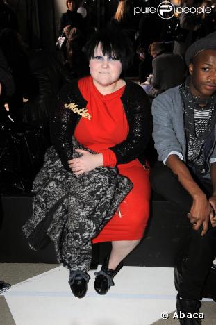 Beth Ditto à Paris au défilé