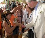 Le prince Charles au village amazonien de Maguari : chaud bouillant !